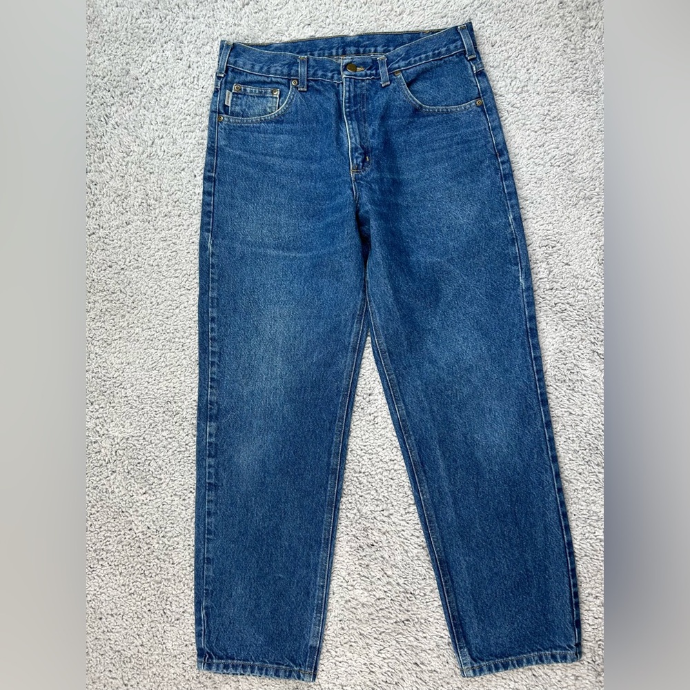 Carhartt Jeans Mens 32 x 30 Classic Streetwear Workwear Utility Regular Denim